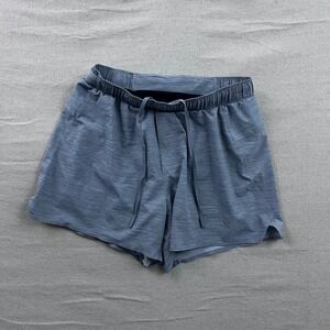 Lululemon Pace Breaker Lined Athletic Shorts Heathered Grey 5" Inseam Mens 28